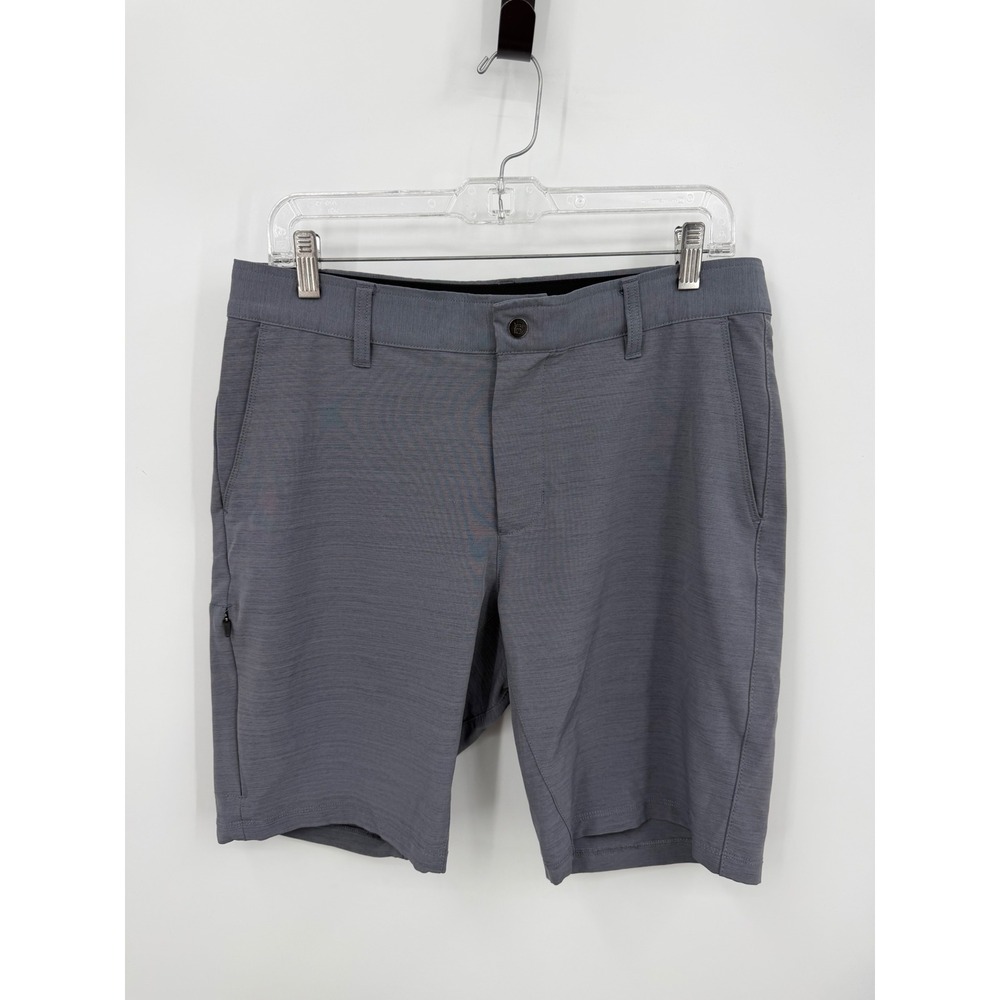 BYLT Kinetic Short Mens Size M Gray Tech Performance Stretch Activewear
